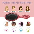 thumbnail image 7 of Red Christmas HO Pattern Hair Brush,Girls Detangling Hair Brush,Glide Through Tangles with Ease for Wet & Dry Hair,8.8"X2.8", 7 of 7