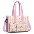 thumbnail image 2 of Teacher Tote Bag,Cute Shiba Inu Teacher Utility Tote Bag,Large Work Tote Bags for Women with Multiple Pockets,Top Zipper Closure,13.8x10.6x6.7 Inch, 2 of 5