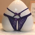 thumbnail image 3 of Bigersell Cotton Womens Underwear Clearance Seamless Underwear High Cut Panty Style P-254 Cotton Boyshort Panties Cotton Thongs Briefs Mid Waist Women's Briefs Purple One Size, 3 of 4