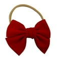 thumbnail image 2 of WUANDIXFA Infant Headband Bows Baby Girls Hair Bows Headbands Hair Band Hair Accessories for Infants Newborn,Red,One Size, 2 of 3