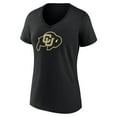 thumbnail image 2 of Women's Black Colorado Buffaloes Team Logo V-Neck T-Shirt, 2 of 3