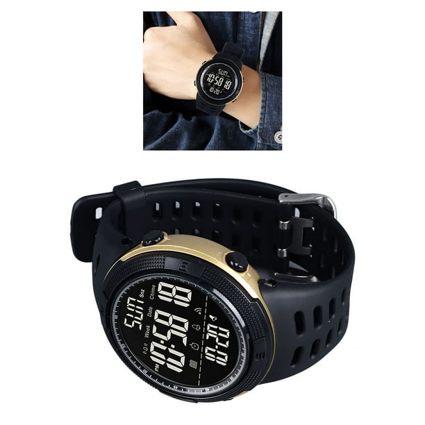 Reloj Deportivo Digital Para Hombres, Reloj Deportivo Digital Multifuncional Para Hombres Para Interiores