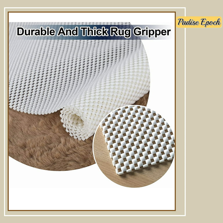Non Slip Rug Pad Gripper Extra Thick Pads For Any Hard Surface