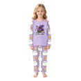 thumbnail image 3 of Family Pajamas Matching Sets - 2 piece Ghost Print Long Sleeve Top and Pants ,Funny Cartoon Family Halloween Pajamas for Halloween Night for 90 Pjs, 3 of 7