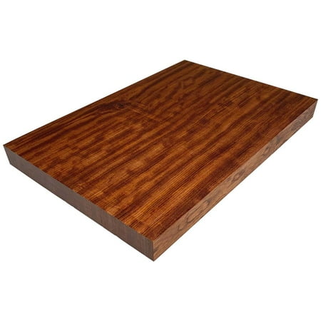 Bubinga Exotic Electric/Bass Guitar Wood Body Blanks 21" x 15" x 2" (2 Piece - Unglued - Unplaned) - Crafted from High-Quality Wood for Superior Sound and Durability!