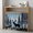 CadetBlue Black, variant on Vintage Navy Blue Cabinet Curtain 32"Wx55"L,Dustproof Pantry Door Curtain W/ Self Adhesive Tape,Farmhouse Retro Dark Solid Color Linen Texture Tall Storage Cover Privacy Drape for Bathroom Kitchen