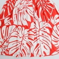 thumbnail image 6 of Girls Red Leaf Short Sleeve Dress Toddler Hawaiian Cosplay Party Wear, 6 of 7