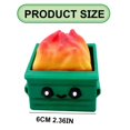 thumbnail image 3 of Dyfzdhu Dumpster Fire Clickie Dumpster Fire Desk Accessories Dumpster Fire Keychain Emotional Support Desk Decor Keyboard Clicker Keychain Toy, 3 of 9