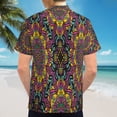 thumbnail image 6 of High Quality Hawaiian Shirts for Men Short Sleeve Aloha Beach Shirt Floral Summer Casual Button Down Shirts Blouses W4ZRHF, 6 of 7
