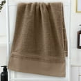 thumbnail image 5 of Beautynvta Bath Towels for Bathroom, Solid Color Cotton Bath Towel, Soft Absorbent Thickened Bath Towels for Bathroom, Travel, Camp, Hotel, and Spa, 39.4''x19.7'', Khaki, 5 of 6