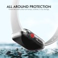 thumbnail image 3 of AhaStyle [2 Pack] Ultra Clair Slim iWatch Case TPU Protection Écran Antichoc Couverture Complète Compatible avec Apple, 3 of 5