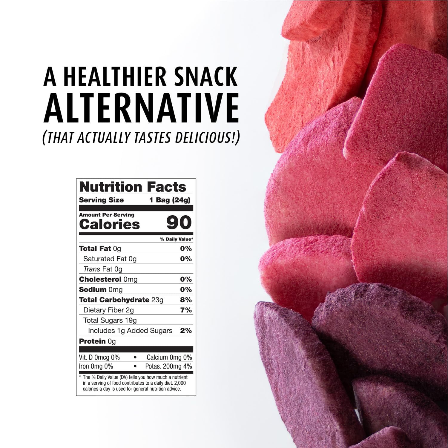 Brothers All Natural Infused Freeze Dried Fruit Crisps, Fuji Apple Infused with Raspberry, 0.85 Oz (Pack of 8), Made with 100% Fruit, Gluten Free, Soy Free, Vegan, Healthy Snack, Resealable Pouch