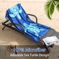 thumbnail image 4 of Jessy Home 4 Pack Oversized Beach Towels Set Sea Turtle 40x70 Inches Green Navy Blue Large Towel Super Absorbent Quick Dry towels for Pool, 4 of 9