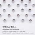 thumbnail image 4 of 100pcs 6mm Barrel Pattern Spacer Beads Stainless Steel Loose Beads Metal Small Hole Spacer Beads Parachute Cord Bead Finding, 4 of 7