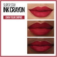 thumbnail image 4 of Maybelline SuperStay Ink Crayon Matte Lipstick, Own Your Empire, 4 of 17