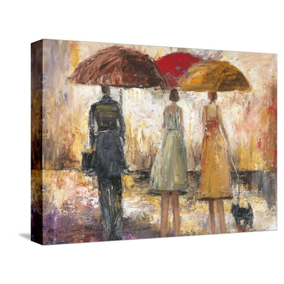 Art.com Spring Showers 1 Stretched Canvas Print Wall Art by Marc Taylor, 16" x 12"