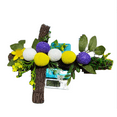 thumbnail image 6 of Easter Wreath Decor for Front Door, Easter Wreath with Cross Burlap Bow Religious Farmhouse Rustic Grapevine Wreath Spring Decor Garland with Flower DIY Easter Front Door Wreath for Home Decoration, 6 of 6