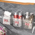 thumbnail image 3 of y UrbanMingle The Face Towel Storage Box Can Be Hung in The Bathroom, Washstand, Storage Rack, Cotton Soft Towel, Facial Tissue, Toilet without Punching, 3 of 5