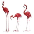 thumbnail image 6 of 3* Flamingo Garden Statues Crane Sculpture Red Heron Outdoor Yard Standing Decor, 6 of 23