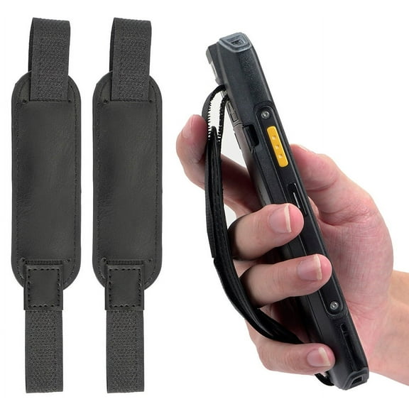 TWIN PACK: Hand Strap for Zebra TC21 TC22 TC26 TC27 TC53 TC58 TC73 TC78 Mobile Computer Scanner - Adjustable on Both Ends - Finger Palm Harness Grip (2 Units)