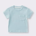 thumbnail image 4 of Kids Boys Tshirts Soft Short Sleeve Shirts Boys Light Blue Shirts Toddler Baseball Shirt Toddler 8-9 Years Boy Clothes, 4 of 4