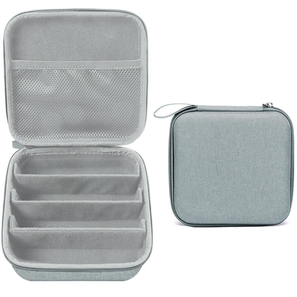 Funda para gafas Bukere, organizador de viaje, ranuras ajustables, 18 x 18 x 6 cm