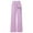 Purple, variant on Tween Girls Bow Drawstring Loose Fit Lightweight Athletic Casual Pants Straight Leg Trousers