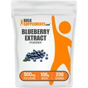 BulkSupplements.com Blueberry Extract Powder, 500mg - Wild Blueberry Extract - Blueberry Extract Supplement (100g - 3.5 oz)