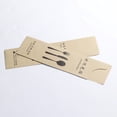 thumbnail image 3 of YSNOOWE 100Ud Bolsas Para Cubiertos De Papel Kraft Resistentes Para Fiesta Banquete, 3 of 8