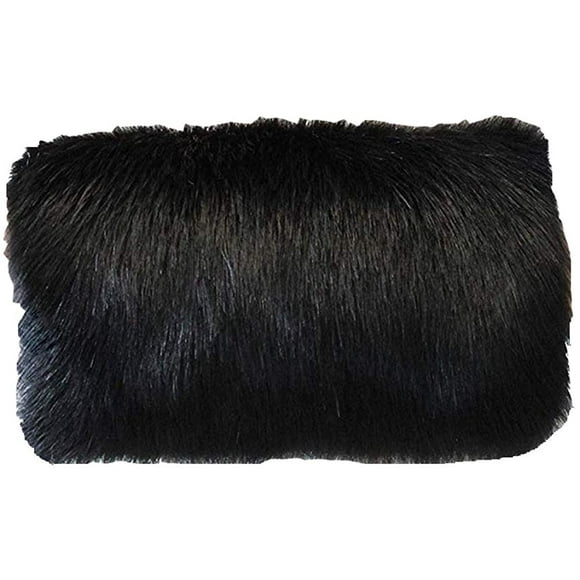 Women's Faux Fox Fur Hand Muffs Cold Hand Gloves Windproof Arm Wrist Warmer
