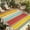 Red, variant on Red Aqua Stripe Outdoor Rug for Patio/Deck/Porch, Non-Slip Large Area Rug 5 x 7 Ft, Country Abstract Art Colorful Striped Indoor Outdoor Rugs Washable Area Rugs, Reversible Camping Rug Carpet Runner
