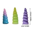 thumbnail image 4 of GAXIRE 10 cuernos de unicornio de resina. Suministros para fiestas, cosplay, accesorios fotográficos y decoración para cumpleaños, baby showers, bodas y eventos temáticos., 4 of 4