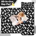 thumbnail image 4 of Black Halloween Ghosts and Bats Toddler Nap Mats for Kids Preschool,51"x22" Sleeping Mat Bag or Kids,Toddler Sleeping Bag,Toddler Nap Mat or Daycare, 4 of 6