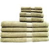Mainstays Ms Affordable 8 Pc Towel Set Vallejo Tan
