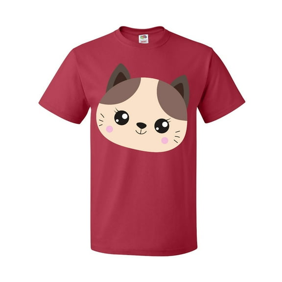 Inktastic Cute Cat, Little Cat, Cat Head, Brown Cat T-Shirt