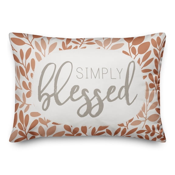 Creative Products Simply Blessed 14x20 Spun Poly Pillow