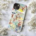 thumbnail image 5 of Curious Monkey Adventure Phone Case, Whimsical Beach and Travel iPhone Cover, Fun Protective Case for iPhone 16 15 14 13 12 11 Pro Plus Mini, 5 of 6