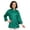 Green, variant on Warrior Point Women's Chef Coat,Multi Colours 3/4 Sleeve Chef Jacket, Uniform for Food Service, Caterers, Bakers
