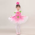 thumbnail image 3 of Disfraz de flor de durazno para niñas, vestido de princesa estilo loto para niñas, traje de flores de magnolia para danza inaugural nacional, 3 of 5