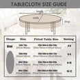 thumbnail image 5 of Country Oval Tablecloth 60x120in for Oval Table Waterproof Floral Table Cloths for Dining Room Indoor Outdoor Table Cloth, 5 of 5