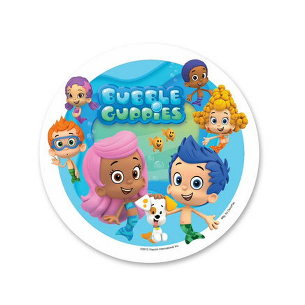 Bubble Guppies Edible Icing Image Cake Decoration Topper