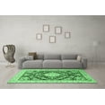 thumbnail image 3 of Ahgly Company Indoor Rectangle Medallion Emerald Green Traditional Area Rugs, 3' x 5', 3 of 4