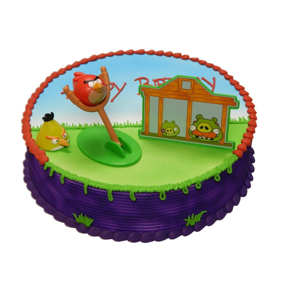 Bakery Crafts 227068 PlasticPU Angry Birds Cake Topper