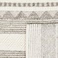 thumbnail image 5 of SAFAVIEH Natura Carly Geometric Braided Wool Runner Rug, Grey/Ivory, 2'3" x 16', 5 of 10