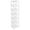 White, variant on Topcobe 6-Tier Corner Shelf, Narrow Etagere Bookshelf Storage Rack, Modern Furniture for Indoor, White