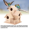 thumbnail image 4 of Outdoor Birdhouse, Cedar Wood Garden Bird House Multifunctional  for Patio, 4 of 7
