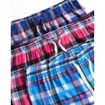 thumbnail image 5 of Active Club 3 Pack Cotton-Blend Flannel Pajama Pants for Women, Flannel Plaid PJ Pants for Women for Sleep and Lounge, Womens PJ Bottoms (Fl06/Fl09/Fl03, 2X), 5 of 5