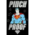 thumbnail image 2 of Women's Superman St. Patrick's Day Pinch Proof Man of Steel  Graphic Tee Black Medium, 2 of 4