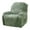 Green, variant on ZLBDYG Weave Recliner Chair Cover with Storage Pockets - Machine Washable Plush Protector for Rocking and Massage Chairs, Universal Fit Pet-Friendly Furniture Protector for Living Room