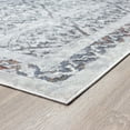 thumbnail image 5 of Traditional 4x6 Area Rug (3'11'' x 5'3'') Oriental Gray, Teal Indoor Rectangle Easy to Clean, 5 of 8